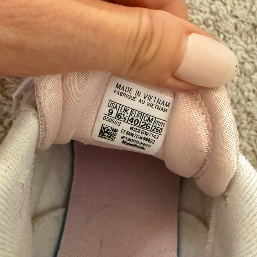 Women's Pink Sneakers - Picture 9 of 10